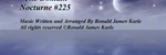 The Domain - Ronald Karle Music Composer and Arranger (Nocturne #225 - The Domain)