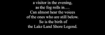 Legend of the Lake Land Shore Chamber Arrangement - Ronald Karle Music Composer and Arranger