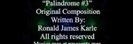 Palindrome #3 Piano Arrangement - Ronald Karle Music Composer and Arranger