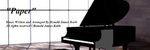 Paper - Ronald Karle Music Composer and Arranger