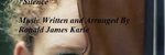 Silence Piano Arrangement - Ronald Karle Music Composer and Arranger